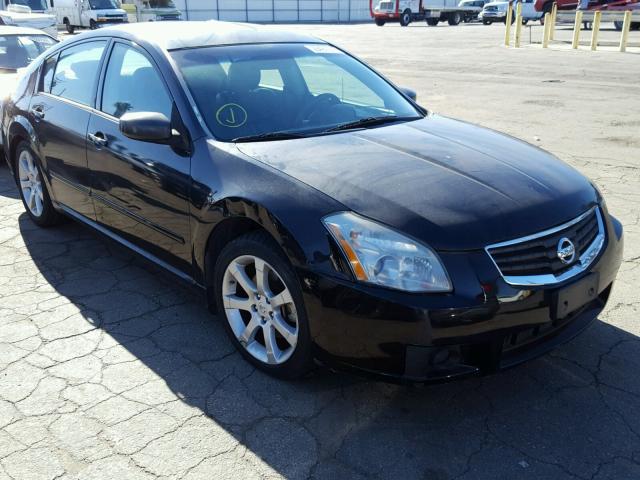 1N4BA41E17C863542 - 2007 NISSAN MAXIMA SE BLACK photo 1