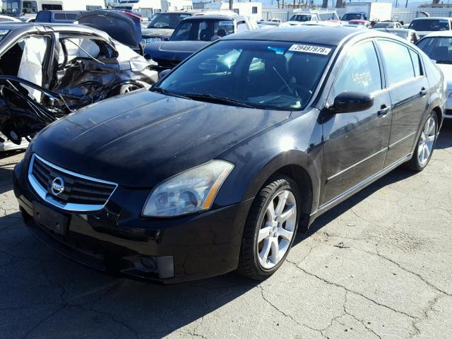 1N4BA41E17C863542 - 2007 NISSAN MAXIMA SE BLACK photo 2