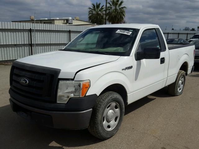 1FTRF12W79KA76880 - 2009 FORD F150 WHITE photo 2