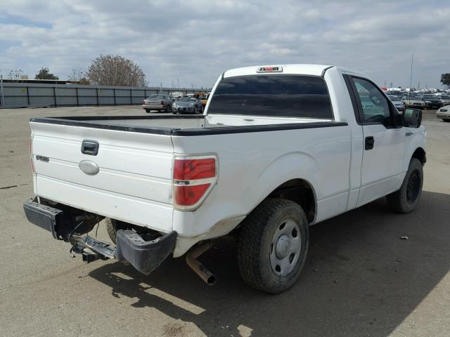 1FTRF12W79KA76880 - 2009 FORD F150 WHITE photo 4