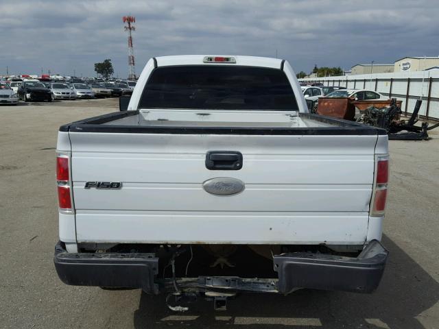 1FTRF12W79KA76880 - 2009 FORD F150 WHITE photo 6