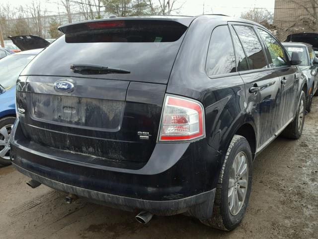 2FMDK48C77BB24899 - 2007 FORD EDGE SEL BLACK photo 4