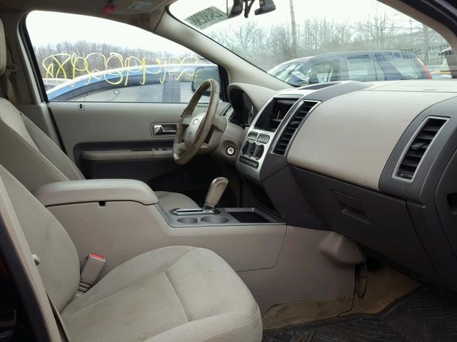 2FMDK48C77BB24899 - 2007 FORD EDGE SEL BLACK photo 5