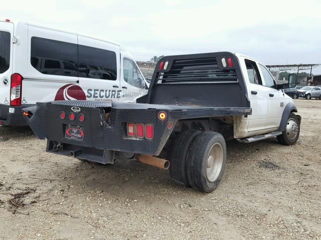 3C7WDLELXCG136027 - 2012 DODGE RAM 4500 S WHITE photo 4