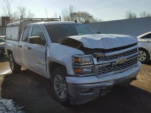 1GCVKREC0EZ402692 - 2014 CHEVROLET SILVERADO WHITE photo 1