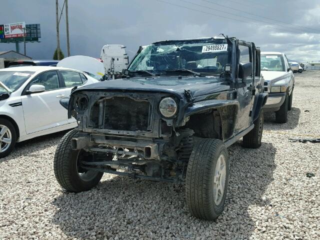 1J4BA5H12BL501418 - 2011 JEEP WRANGLER U BLACK photo 2