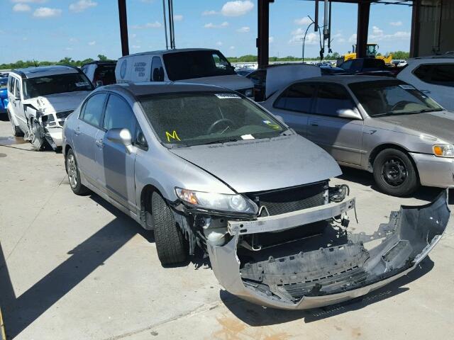 2HGFA16519H305873 - 2009 HONDA CIVIC LX SILVER photo 1