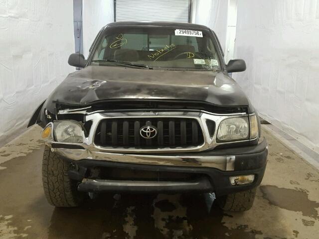 5TEWM72N44Z340581 - 2004 TOYOTA TACOMA XTR BLACK photo 9