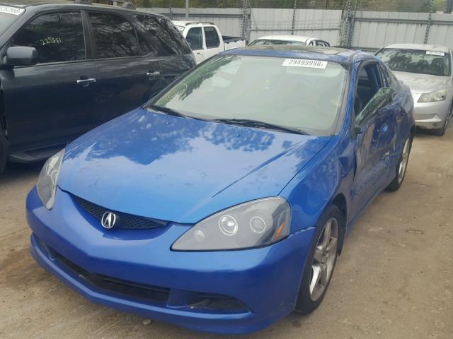 JH4DC53025S002151 - 2005 ACURA RSX TYPE-S BLUE photo 2