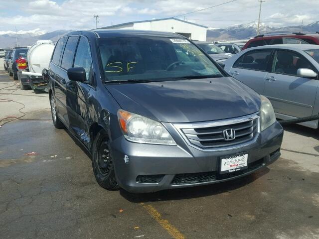 5FNRL3H21AB100536 - 2010 HONDA ODYSSEY LX SILVER photo 1