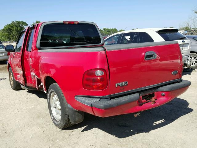 1FTRX07222KC74821 - 2002 FORD F150 RED photo 3