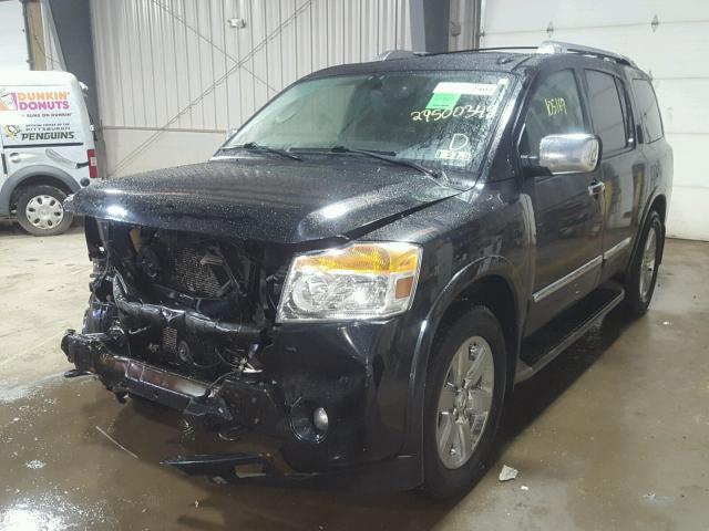 5N1AA0NC2BN603344 - 2011 NISSAN ARMADA SV BLACK photo 2