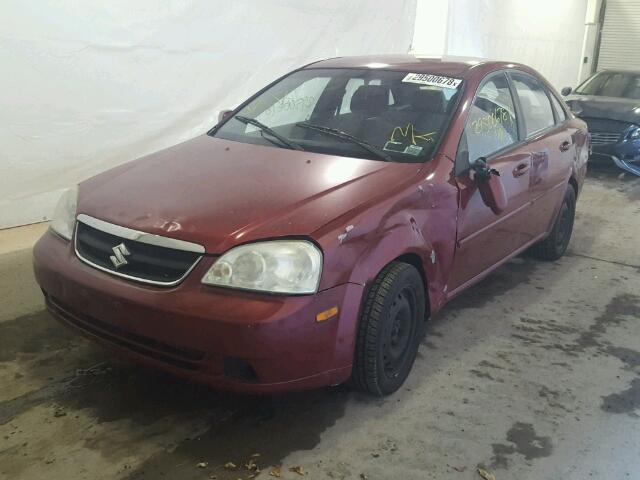 KL5JD56Z88K871567 - 2008 SUZUKI FORENZA BA RED photo 2