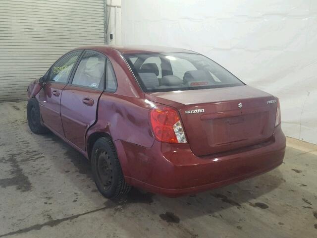 KL5JD56Z88K871567 - 2008 SUZUKI FORENZA BA RED photo 3