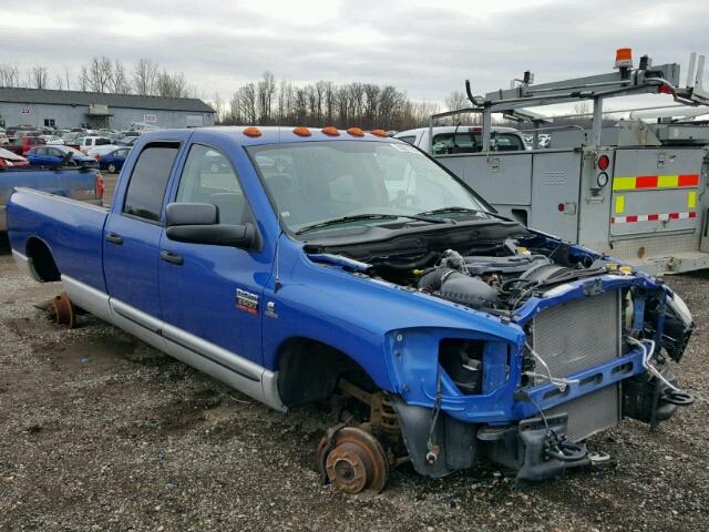 3D7KS28A37G775836 - 2007 DODGE RAM 2500 S BLUE photo 1