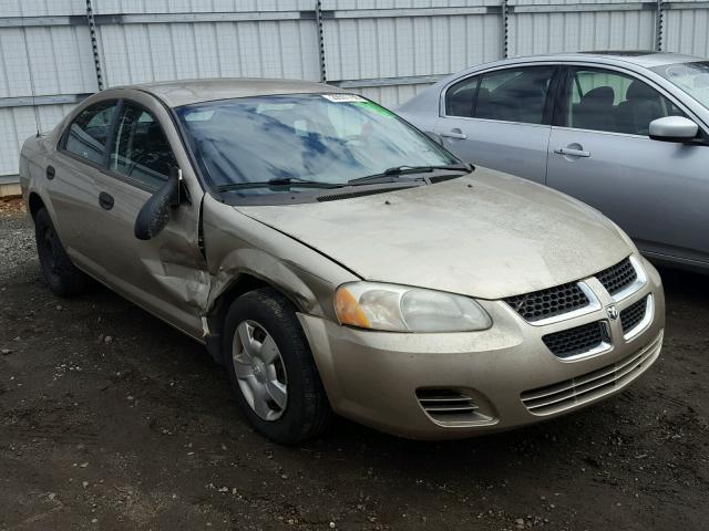 1B3EL36X94N366438 - 2004 DODGE STRATUS SE GOLD photo 1