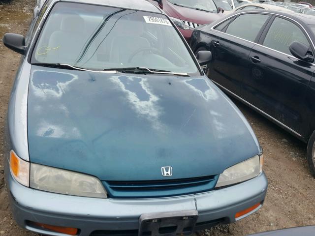 1HGCD5526RA154701 - 1994 HONDA ACCORD DX TURQUOISE photo 9