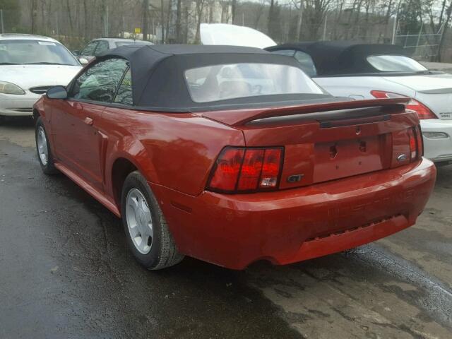 1FAFP45X4YF137363 - 2000 FORD MUSTANG GT RED photo 3