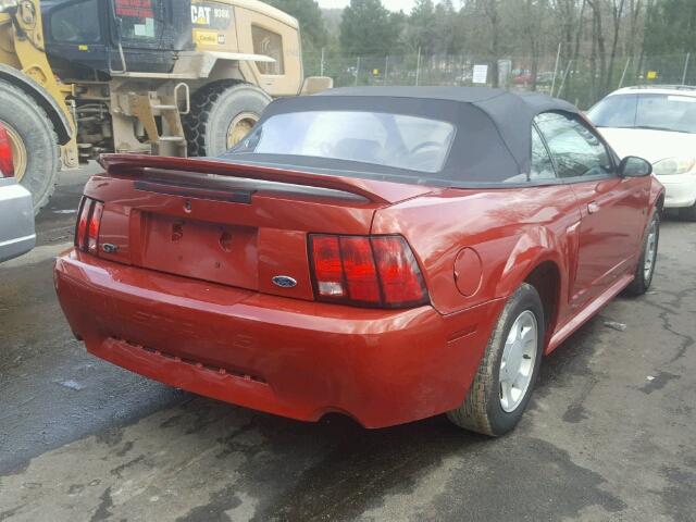 1FAFP45X4YF137363 - 2000 FORD MUSTANG GT RED photo 4