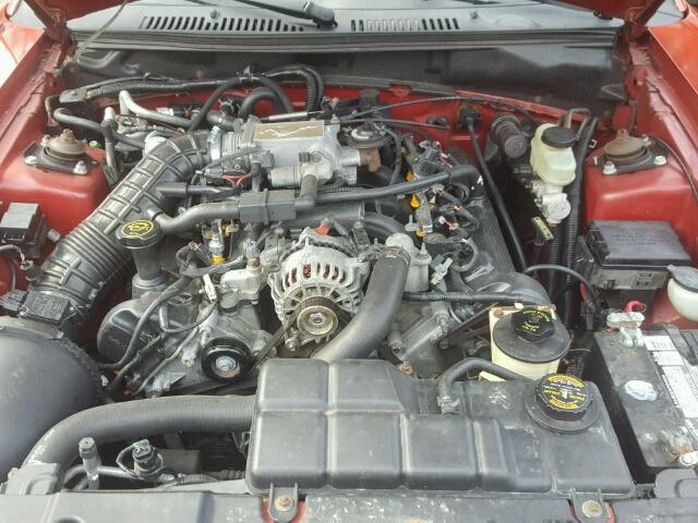1FAFP45X4YF137363 - 2000 FORD MUSTANG GT RED photo 7