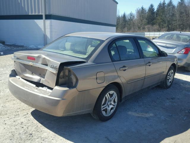 1G1ZS58N78F125805 - 2008 CHEVROLET MALIBU LS ვერცხლისფერი ფოტო 4