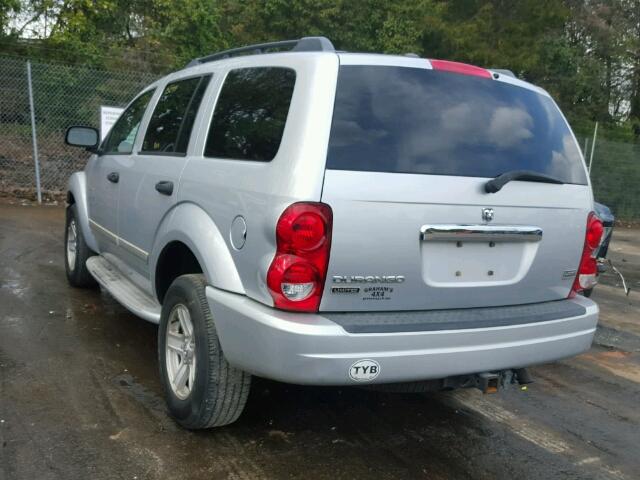 1D4HD58D15F532912 - 2005 DODGE DURANGO LI SILVER photo 3