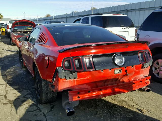 1ZVBP8CF1D5268435 - 2013 FORD MUSTANG GT RED photo 3