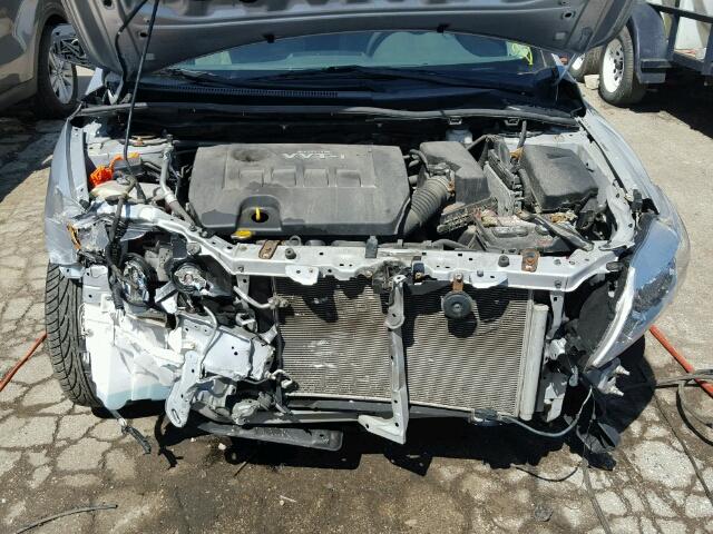 2T1BU4EE8AC485083 - 2010 TOYOTA COROLLA BA SILVER photo 7