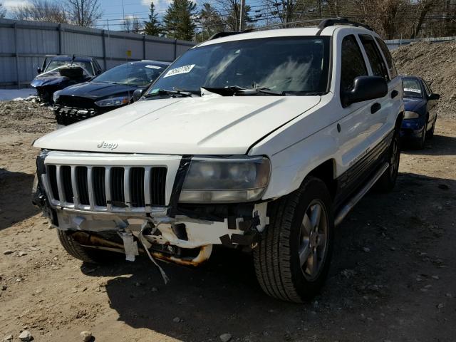 1J4GW48S84C336570 - 2004 JEEP GRAND CHER WHITE photo 2