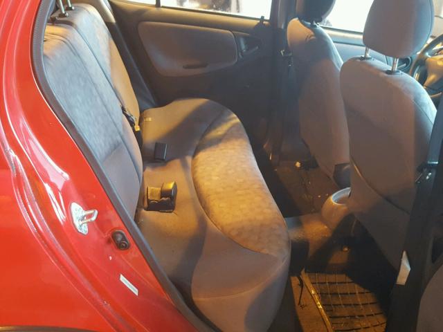 JTDBT123520234814 - 2002 TOYOTA ECHO RED photo 6