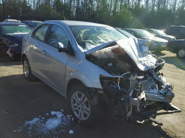 1G1JB5SG2H4149237 - 2017 CHEVROLET SONIC LS SILVER photo 1