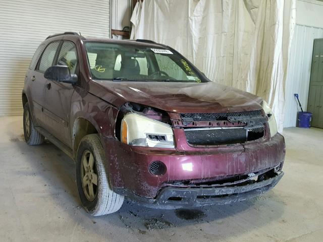 2CNDL13F376041427 - 2007 CHEVROLET EQUINOX LS RED photo 1