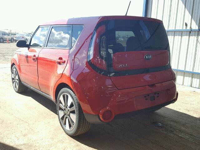 KNDJX3A58E7724271 - 2014 KIA SOUL RED photo 3