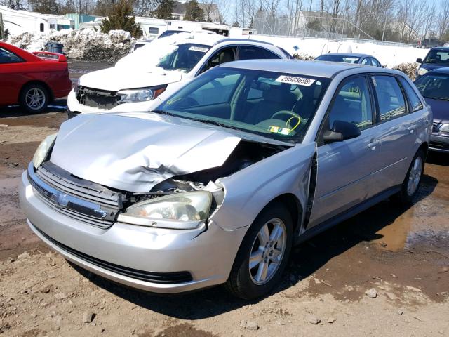 1G1ZT64865F106922 - 2005 CHEVROLET MALIBU MAX ვერცხლისფერი ფოტო 2