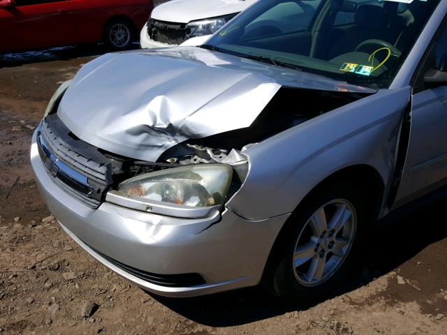 1G1ZT64865F106922 - 2005 CHEVROLET MALIBU MAX ვერცხლისფერი ფოტო 9