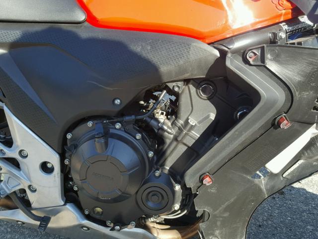 MLHPC4416D5002986 - 2013 HONDA CBR500 R RED photo 7