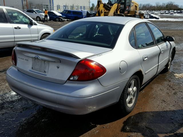 1FAFP55S02A220383 - 2002 FORD TAURUS SES SILVER photo 4