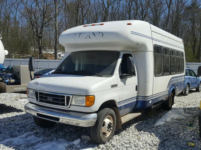 1FDWE35S97DB36956 - 2007 FORD ECONOLINE WHITE photo 2