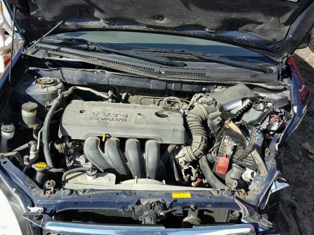 1NXBR32E55Z364144 - 2005 TOYOTA COROLLA CE BLUE photo 7