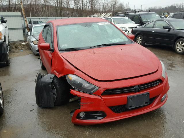 1C3CDFBB1ED705574 - 2014 DODGE DART SXT RED photo 1