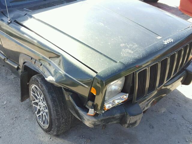 1J4FJ78S4WL257721 - 1998 JEEP CHEROKEE L GREEN photo 9