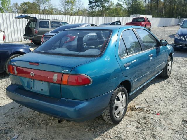 1N4AB41D1TC747705 - 1996 NISSAN SENTRA E GREEN photo 4