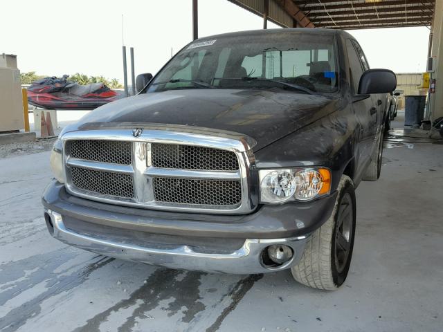 1D7HA18N32S683198 - 2002 DODGE RAM 1500 CHARCOAL photo 2