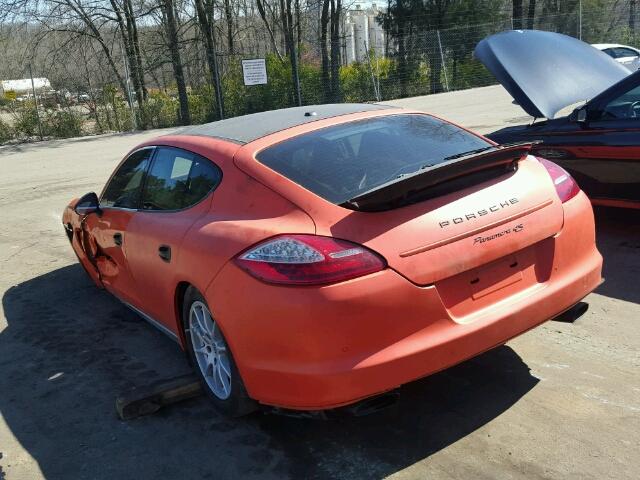 WP0AA2A70BL011557 - 2011 PORSCHE PANAMERA 2 ORANGE photo 3