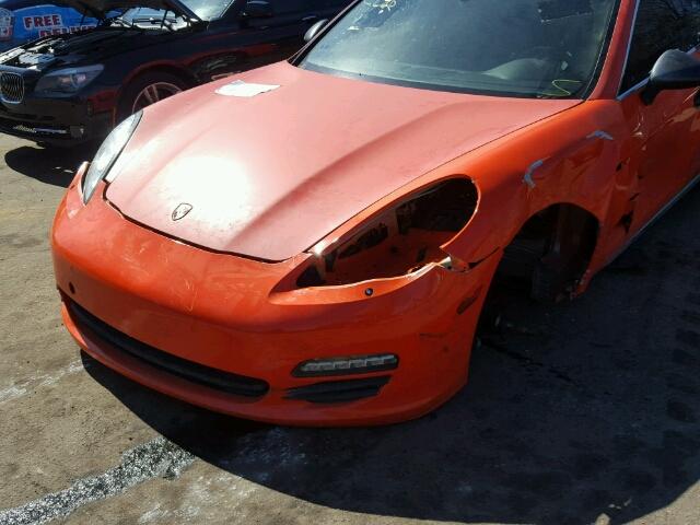 WP0AA2A70BL011557 - 2011 PORSCHE PANAMERA 2 ORANGE photo 9