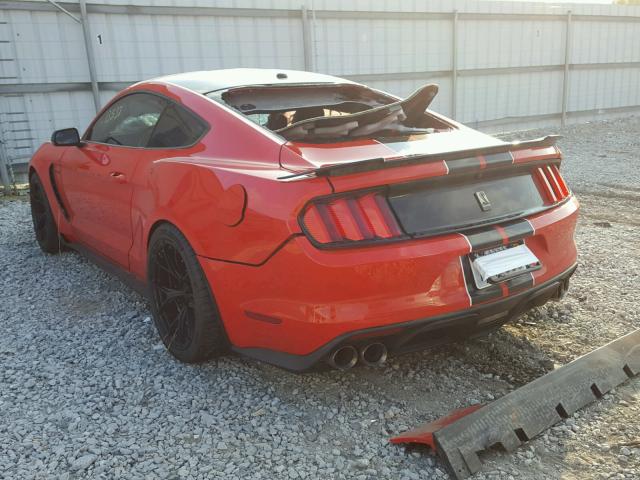1FA6P8JZ7G5521592 - 2016 FORD MUSTANG SH RED photo 3
