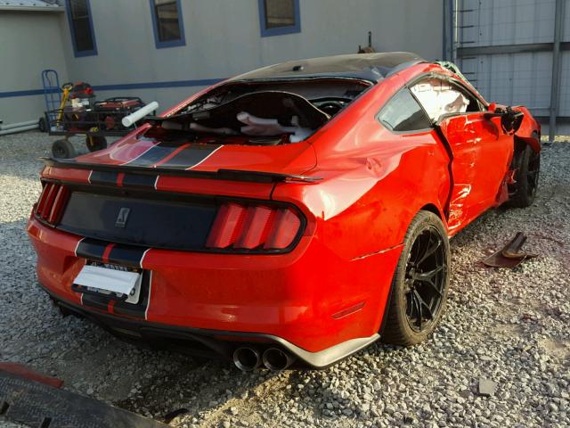 1FA6P8JZ7G5521592 - 2016 FORD MUSTANG SH RED photo 4