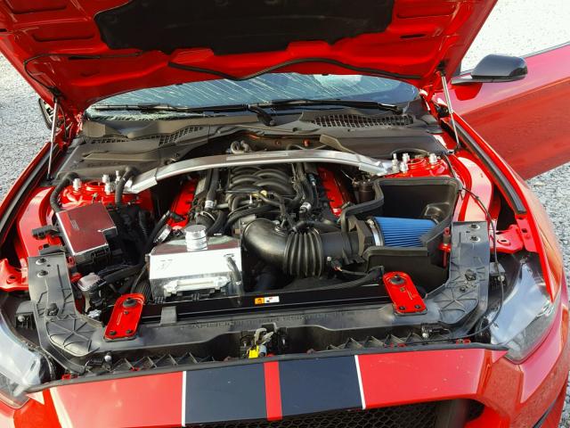 1FA6P8JZ7G5521592 - 2016 FORD MUSTANG SH RED photo 7