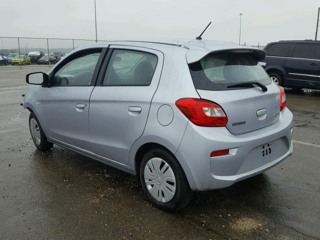 ML32A3HJXHH011236 - 2017 MITSUBISHI MIRAGE ES SILVER photo 3