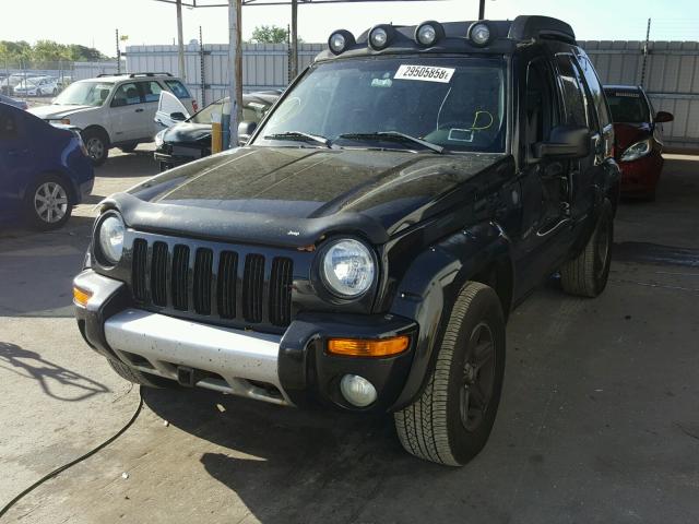 1J4GL38K93W671806 - 2003 JEEP LIBERTY RE BLACK photo 2